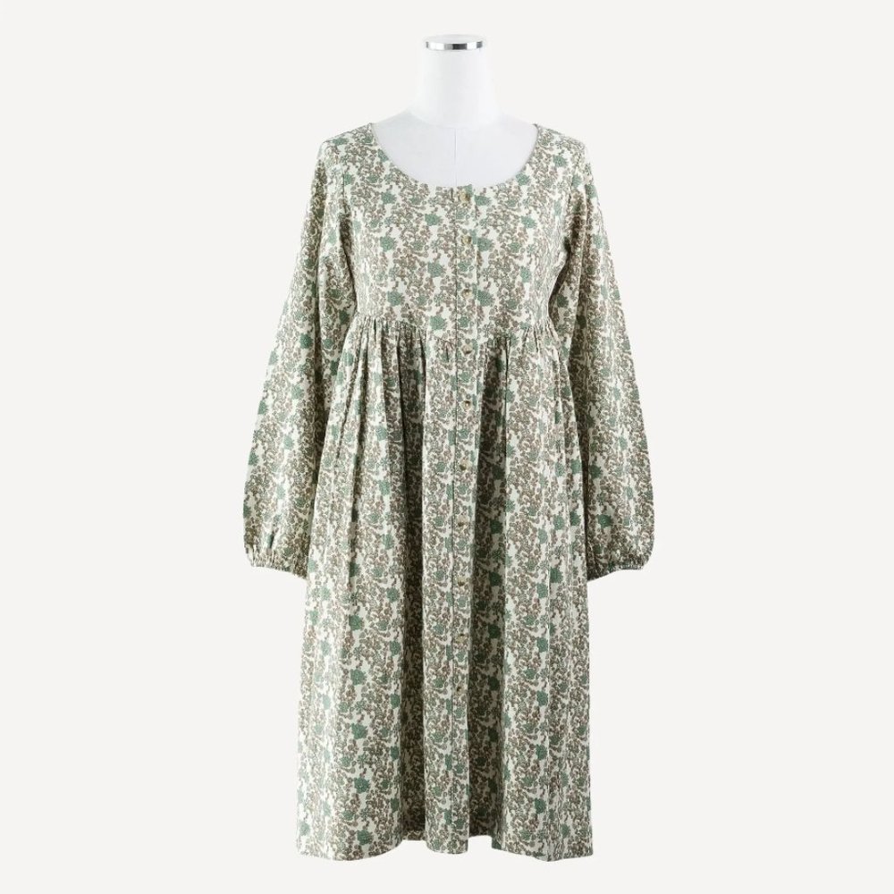 NWT! Kate Quinn Women's Jadeite Ditsy Floral Dress, Size Large